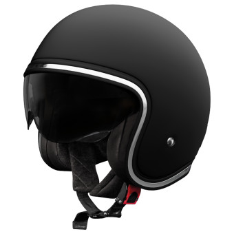 Casque Jet Stormer Aura Solid Matt Black