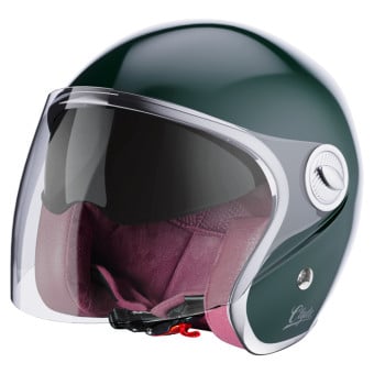 Casque Jet Stormer Clyde English Green Glossy