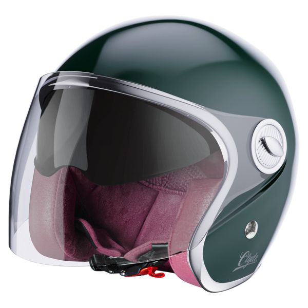 Casque Jet Stormer Clyde English Green Glossy Casque Jet Stormer Clyde English Green Glossy