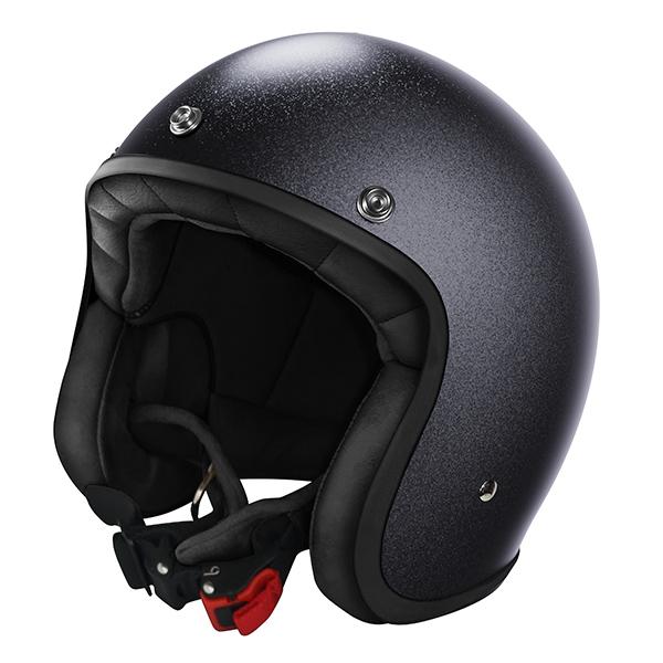 Casque Jet Stormer Quartz Glitter Black Matt