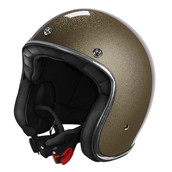 Casque Jet Stormer Quartz Glitter Gold Glossy