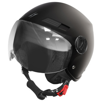 Casque Jet Stormer Ride Solid Black Matt