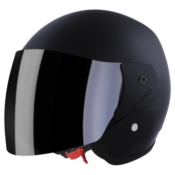 Casque Jet Stormer Sun 2.0 Black Matt