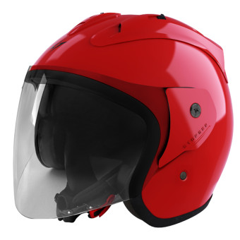 Casque Jet Stormer Sun Evo 2.0 Red Pearly