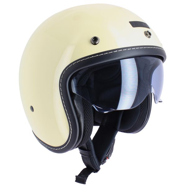 Casque Jet UBIKE Challenge Noir Creme