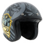 Casque Jet Von Dutch Big Cat Black Grey