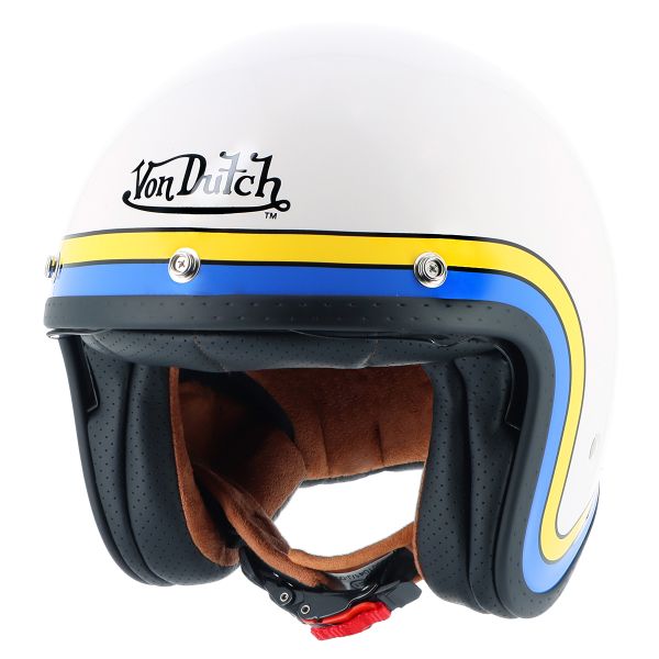 Casque Jet Von Dutch Big Eye Bleu Jaune