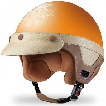 Casque Jet Borsalino Panama Orange mat Casque Jet Borsalino Panama Orange mat