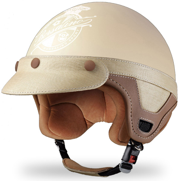 Casque Jet Borsalino Panama creme mat