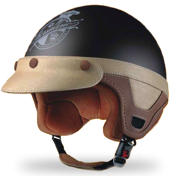 Casque Jet Borsalino Panama Tabac mat