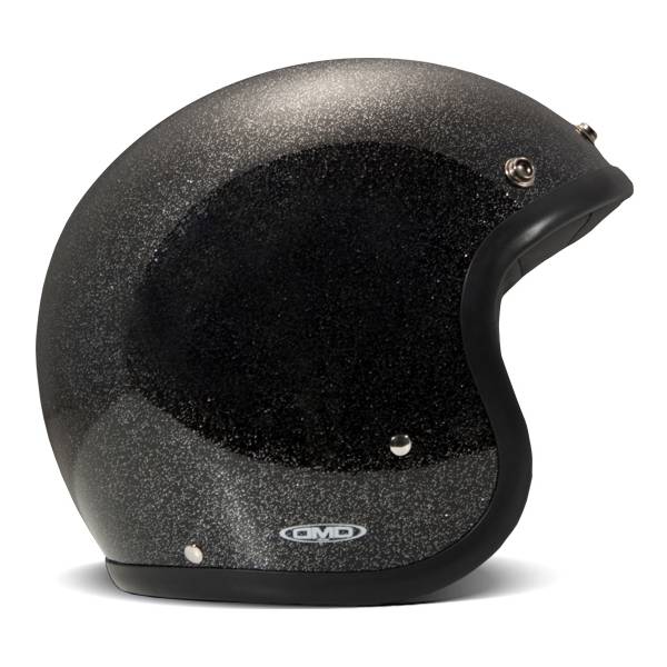 Casque Jet Dmd Vintage Glitter Black