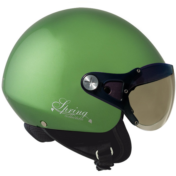 Casque Jet Nexx X60 Spring vert metal