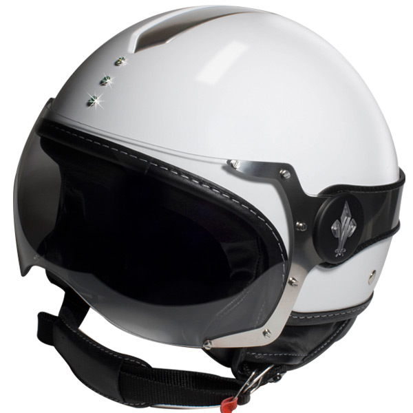 Casque Jet Precious Precious Blanc