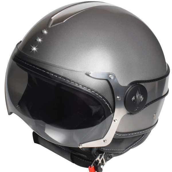 Casque Jet Precious Precious Gris Clair