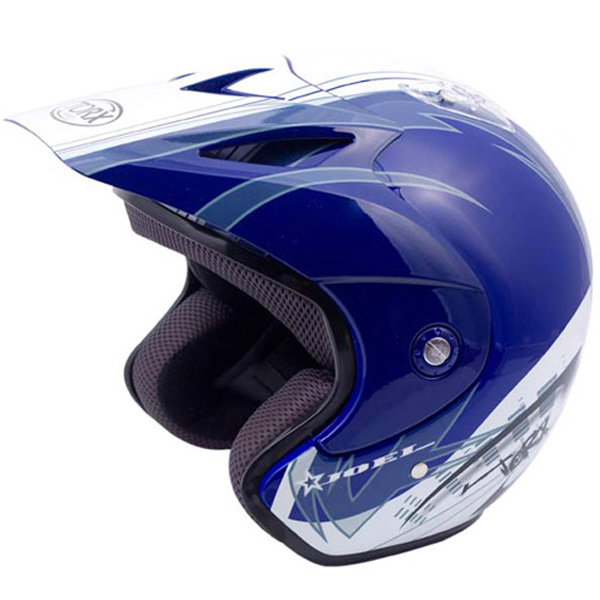 Casque Jet Torx Joel 2 Star Bleu