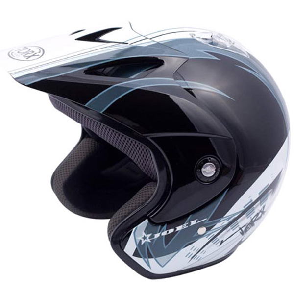 Casque Jet Torx Joel 2 Star Noir