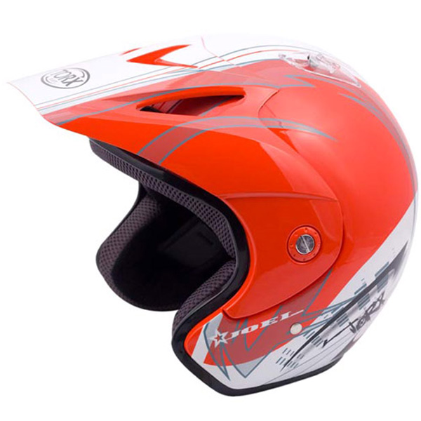 Casque Jet Torx Joel 2 Star Rouge