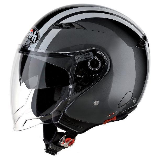 Casque Jet Airoh City One Flash Anthracite
