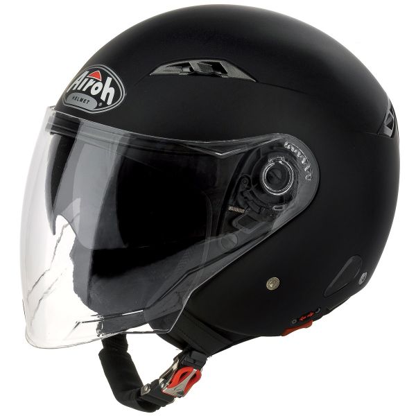 Casque Jet Airoh City One Noir Mat