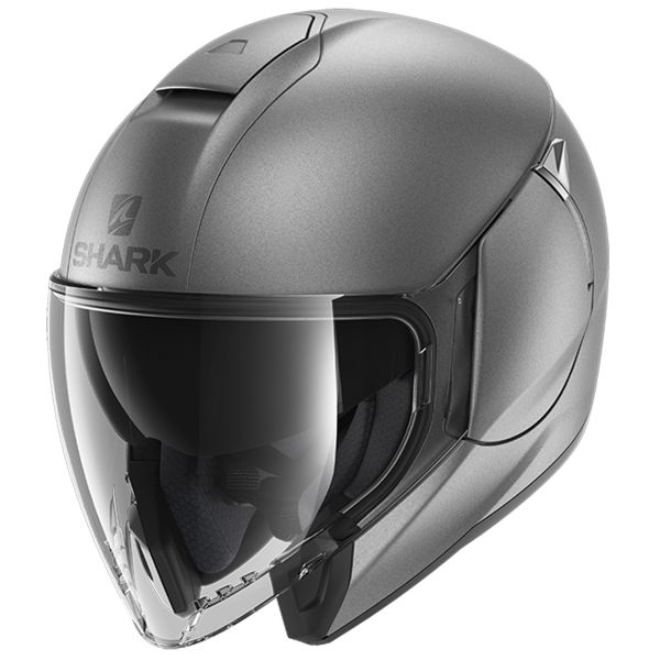 Casque Jet Shark Citycruiser Blank Mat AMA