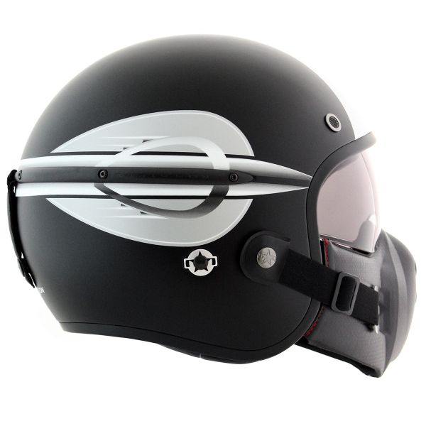 Casque Jet HARISSON Corsair Fireworks Serie Gris