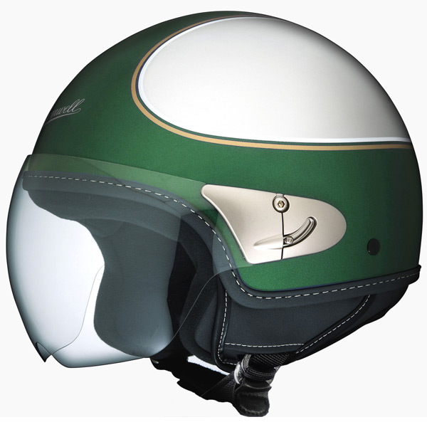 Casque Jet Cromwell Hurricane Jaguar green