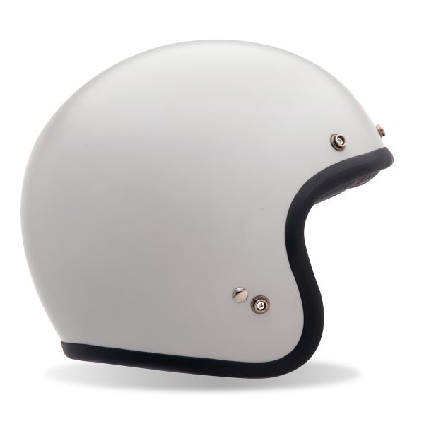 Casque Jet Bell Custom 500 Vintage White Dlx