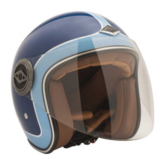 Casque Jet Edguard Dirt Ed Heritage Bleu