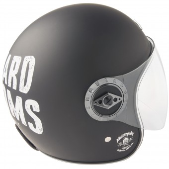 Casque Jet Edguard Dirt Ed Visor Customs Black Casque Jet Edguard Dirt Ed Visor Customs Black