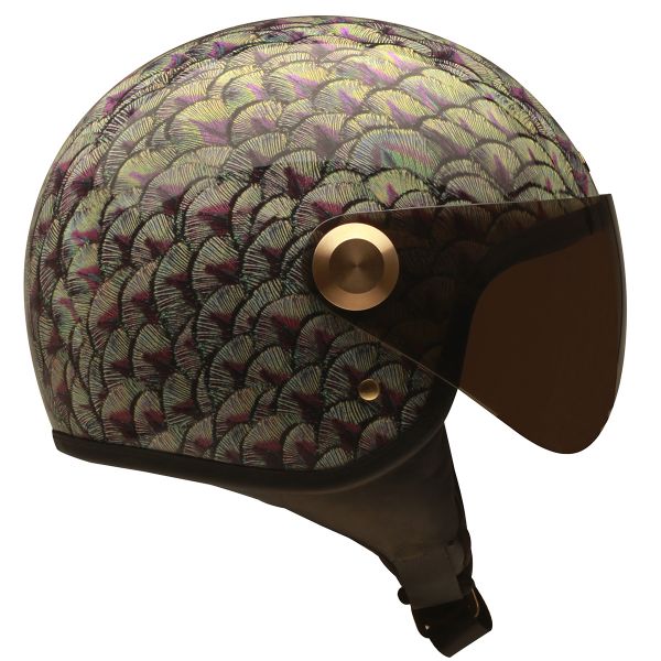 Casque Jet HEDON Dopa Peacock