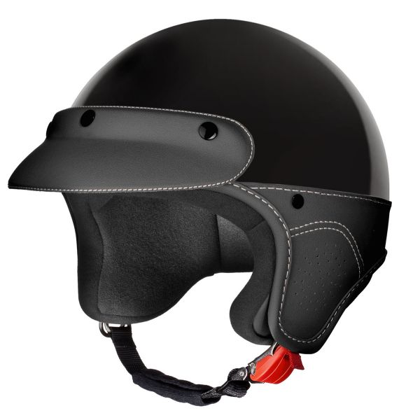 Casque Jet Laura Smith Elegance Noir