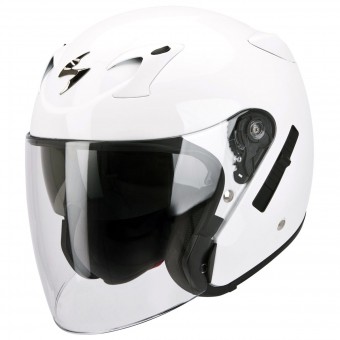 Casque Jet Scorpion EXO 220 Blanc Casque Jet Scorpion EXO 220 Blanc