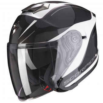 Casque Jet Scorpion Exo S1 Shadow White Silver Casque Jet Scorpion Exo S1 Shadow White Silver