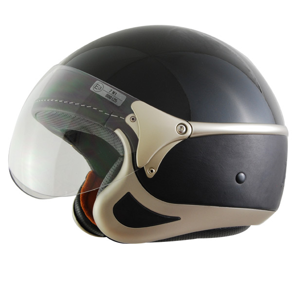 Casque Jet Ferrari Stile Silvertone Noir