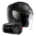Pack FG-Jet Noir Mat + Kit Bluetooth Sena 5S Solo