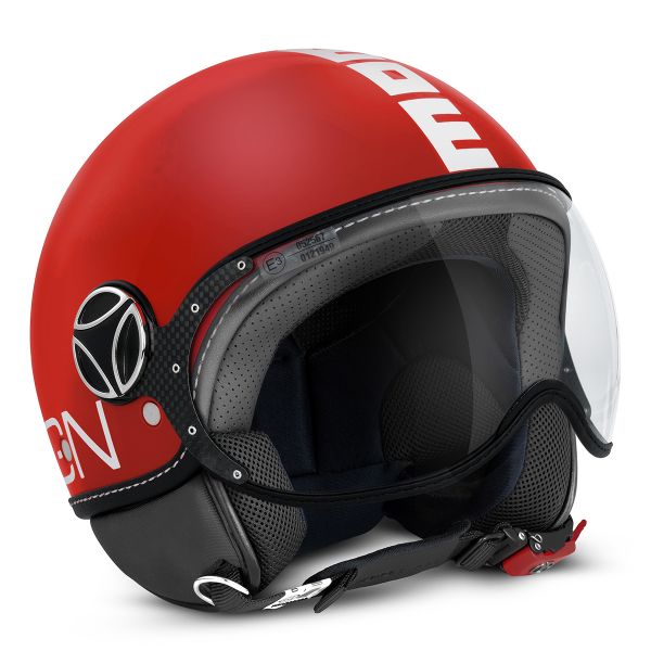 Casque Jet Momo Design FGTR Classic Rouge Mat