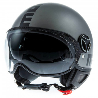 Casque Jet Momo Design FGTR Evo 3 Frost Titanium
