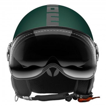 Casque Jet Momo Design FGTR Evo 3 Green Mat Silver Casque Jet Momo Design FGTR Evo 3 Green Mat Silver