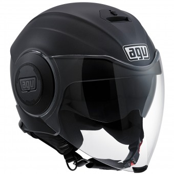 Casque Jet AGV Fluid Matt Black Casque Jet AGV Fluid Matt Black