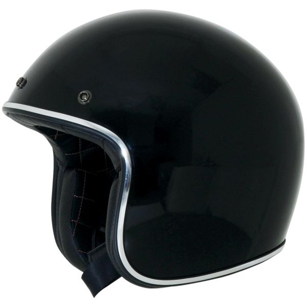 Casque Jet AFX FX-76 Vintage Black Chrome