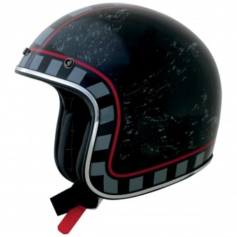 Casque Jet AFX FX-76 Vintage MCQ Black Chrome Casque Jet AFX FX-76 Vintage MCQ Black Chrome