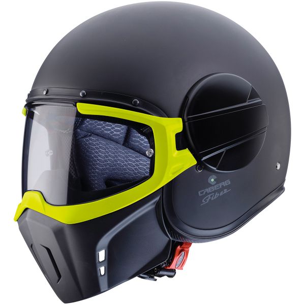 Casque Jet Caberg Ghost Fluo Matt Black