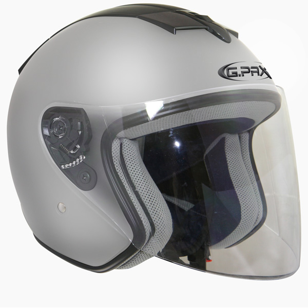 Casque Jet GPAX A 200 Gris