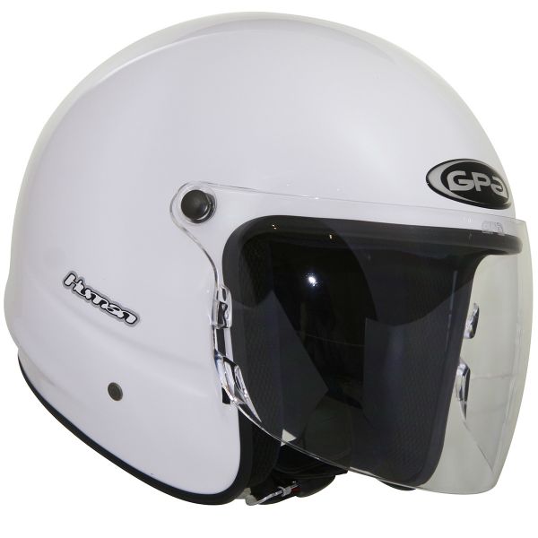 Casque Jet GPA Human blanc
