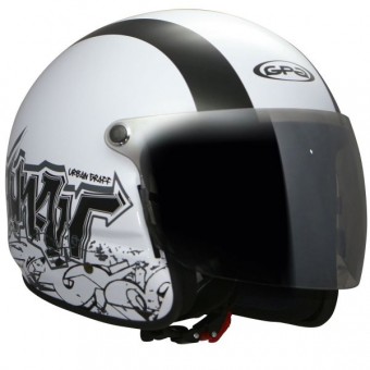 Casque Jet GPA Human Graff Blanc
