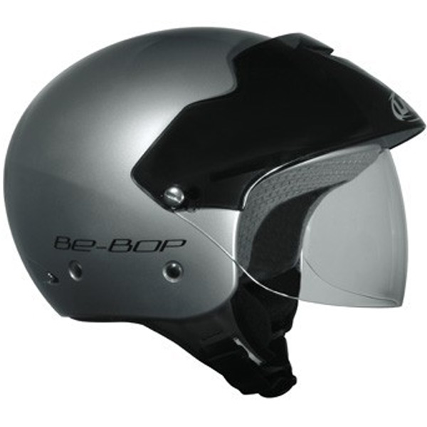 Casque Jet Lazer Be-Bop Solid Argent