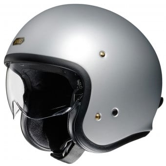 Casque Jet Shoei J.O Matt Light Silver Casque Jet Shoei J.O Matt Light Silver
