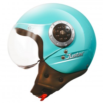 Casque Jet Torx Justin Bleu Casque Jet Torx Justin Bleu