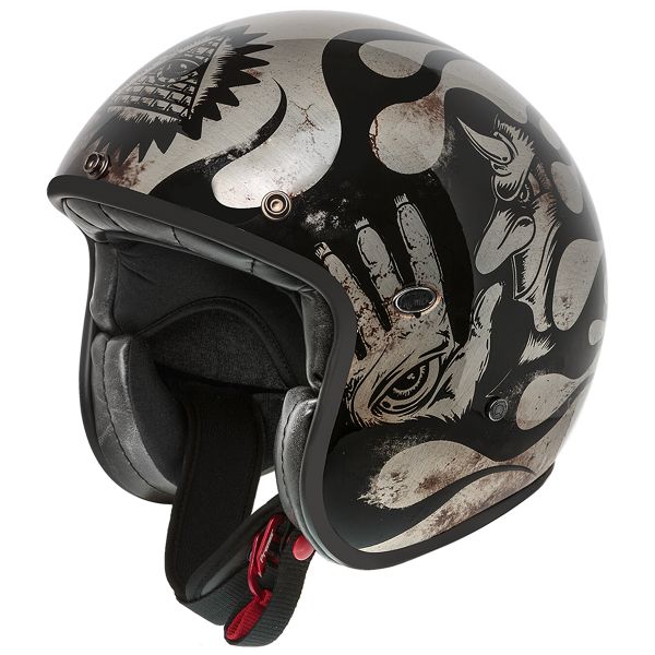 Casque Jet Premier Le Petit BD Titanium Casque Jet Premier Le Petit BD Titanium