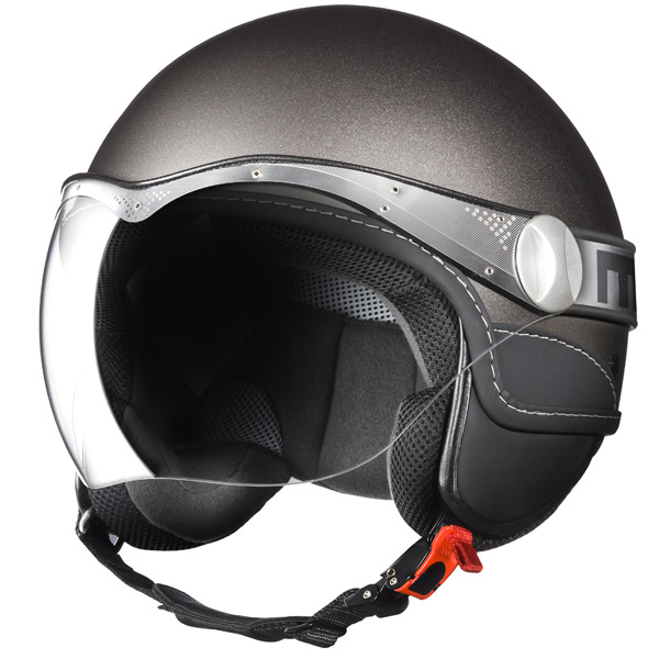Casque Jet Momo Design Essenziale Titane M�tal